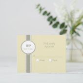 Portland-reactiekaart: Vanilla RSVP Kaartje (Staand voorkant)