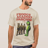 Portland Resist Portland Frog Protest  T-shirt (Voorkant)