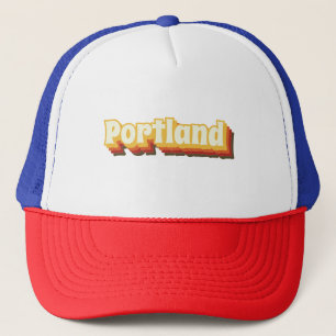 Portland Retro  tekst Trucker Pet
