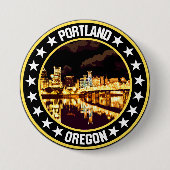 Portland Ronde Button 7,6 Cm (Voorkant)