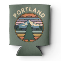Portland Ronde Ontwerp Blik Sleeve