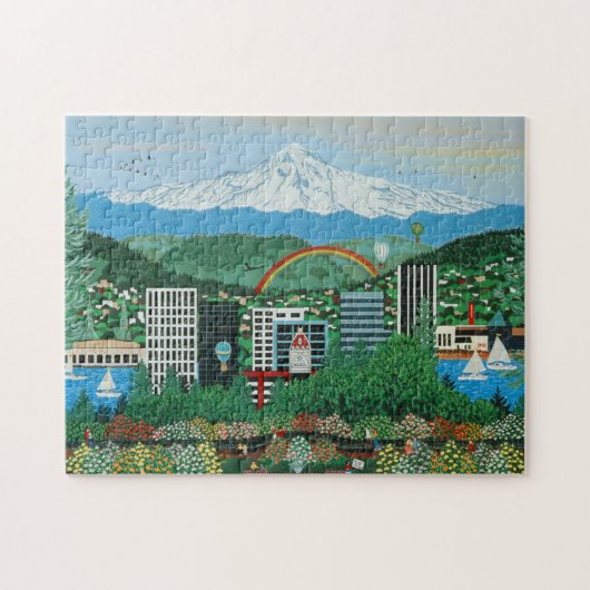 Portland Roos tuinen Puzzle Legpuzzel (Horizontaal)