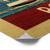 Portland Sailboot Vintage Travel Maine Poster (Hoek)