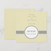 Portland Save the Date:  Vanilla Date (Voorkant / Achterkant)