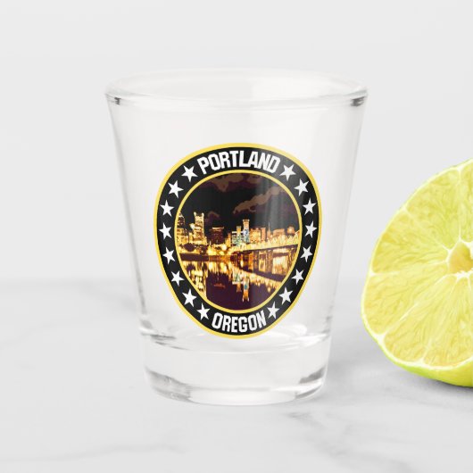 Portland Shot Glas (Voorkant)