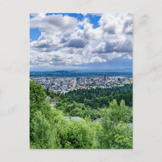 Portland Skyline Briefkaart (Voorkant)