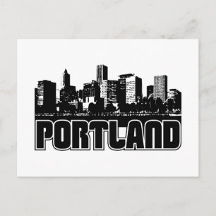 Portland Skyline Briefkaart