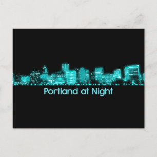 Portland Skyline Briefkaart