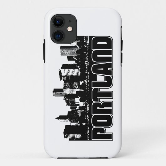 Portland Skyline Case-Mate iPhone Case (Achterkant)
