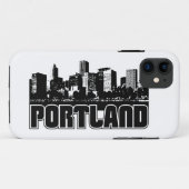 Portland Skyline Case-Mate iPhone Case (Achterkant (horizontaal))