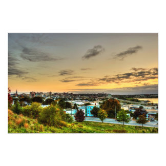 portland skyline foto afdruk