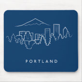 Portland Skyline Muismat (Voorkant)