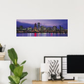 Portland Skyline Poster (Thuiskantoor)