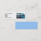 Portland Skyline Profile Card Mini Visitekaartje (Voorkant / Achterkant)