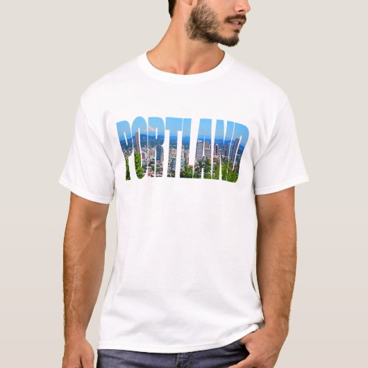 Portland Skyline T-shirt (Voorkant)
