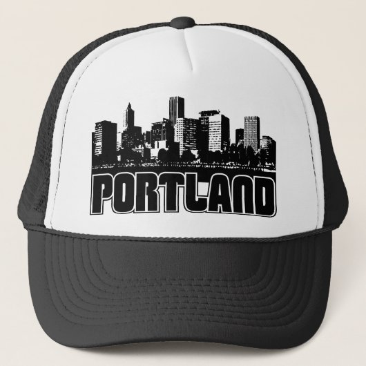 Portland Skyline Trucker Pet (Voorkant)