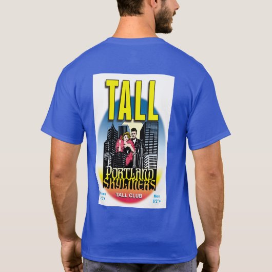 Portland Skyliners T-shirt (beveel alle blauwe ple (Achterkant)