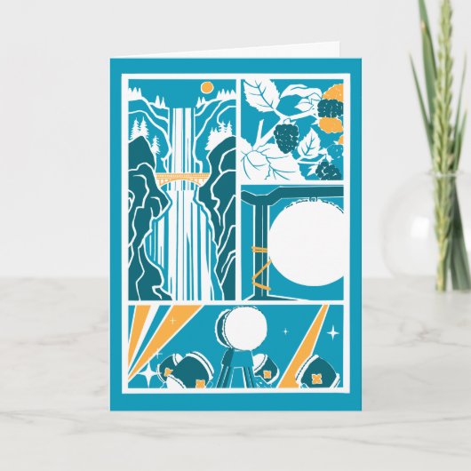 Portland Taiko Folded Card Bedankkaart (Voorkant)