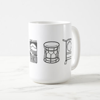 Portland Taiko Grote Lijnkunstmok Koffiemok