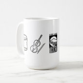 Portland Taiko Large Line Art Mug Koffiemok (Voorkant links)