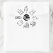 Portland Taiko Line Art Sticker Sheet (Tas)