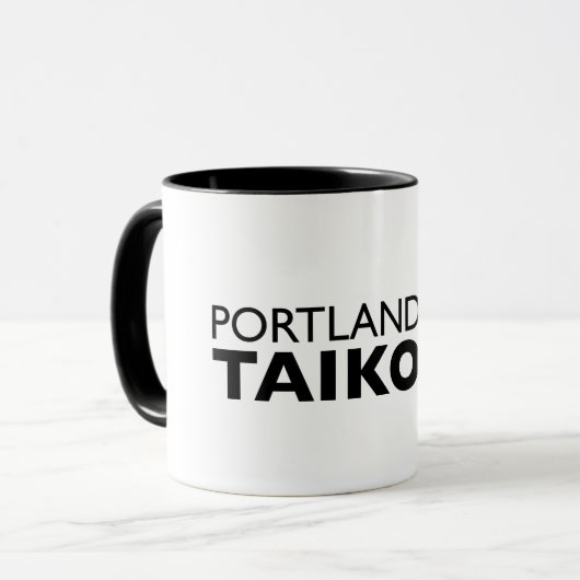 Portland Taiko Logo Mug Mok (Voorkant links)