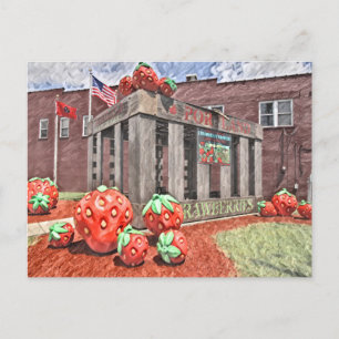 Portland, TN Strawberry Festival Schilderij Briefkaart