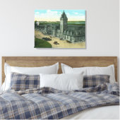 Portland, Uitzicht MaineExterior van het Uniestati Canvas Afdruk (Insitu (Slaapkamer))