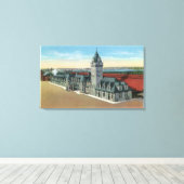 Portland, Uitzicht MaineExterior van het Uniestati Canvas Afdruk (Insitu (Houten vloer))