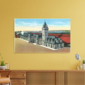 Portland, Uitzicht MaineExterior van het Uniestati Canvas Afdruk (Insitu (Woonkamer))