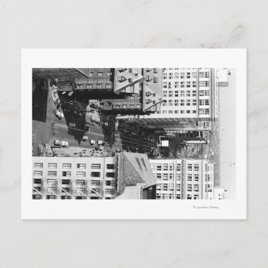 Portland, Uitzicht van de stad Oregon van de 6e Av Briefkaart (Voorkant)