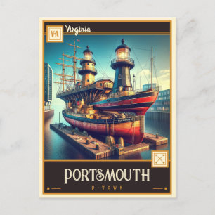 Portland, Virginia    BRIEFKAART