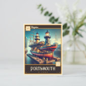 Portland, Virginia |  BRIEFKAART (Staand voorkant)