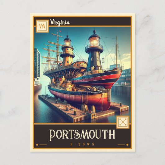 Portland, Virginia |  BRIEFKAART (Voorkant)