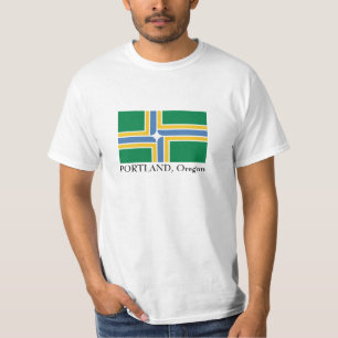 Portland, vlag van Oregon T-shirt
