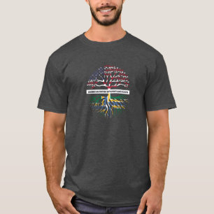 Portland Vlag VS Amerikaanse Familie Afkomst Stad T-shirt