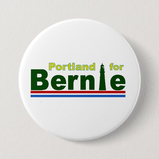 Portland voor Bernie Ronde Button 7,6 Cm (Voorkant)