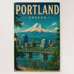 Portland Waterfront en Stadbruggen Legpuzzel