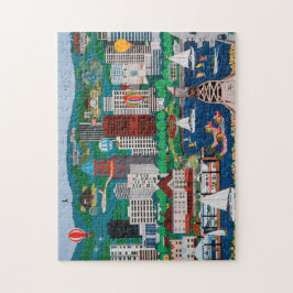 Portland Waterfront Puzzle Legpuzzel