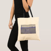 Portland Waterfront Sketch Tote Bag (Voorkant (product))