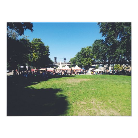 Portland zaterdagmarkt foto afdruk (Voorkant)