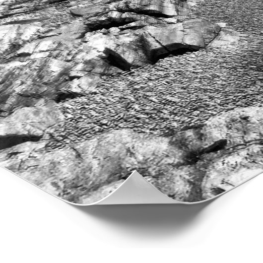 Portlandhead Black in White Poster (Hoek)