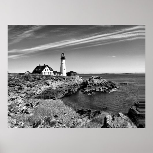 Portlandhead Black in White Poster (Voorkant)