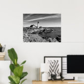 Portlandhead Black in White Poster (Thuiskantoor)