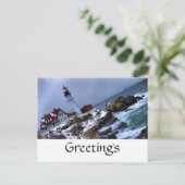 Portlandhead Lighthouse-Briefkaart Briefkaart (Staand voorkant)