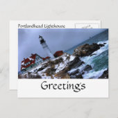 Portlandhead Lighthouse-Briefkaart Briefkaart (Voorkant / Achterkant)