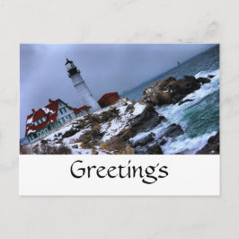 Portlandhead Lighthouse-Briefkaart Briefkaart