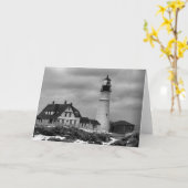 Portlandhead Lighthouse Kaart (Gele Bloem)