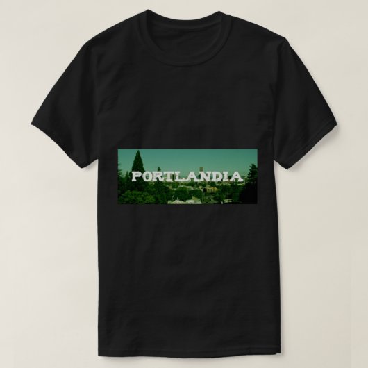 portlandia logo Sticker T-shirt (Design voorkant)