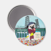 Portlandia Pug: Anarchistische jurisdictie Magnet (Voorkant / Achterkant)